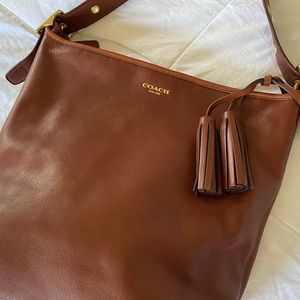Coach Leather Val Duffle